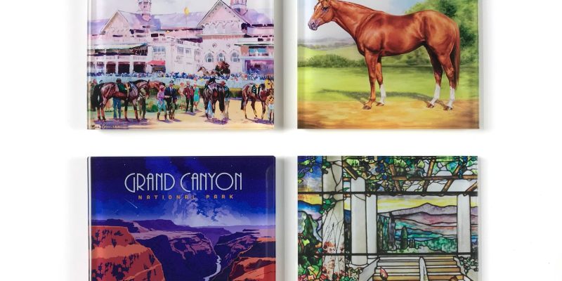 Custom Glass Photo Drink Coasters | Personalized Glass Coasters