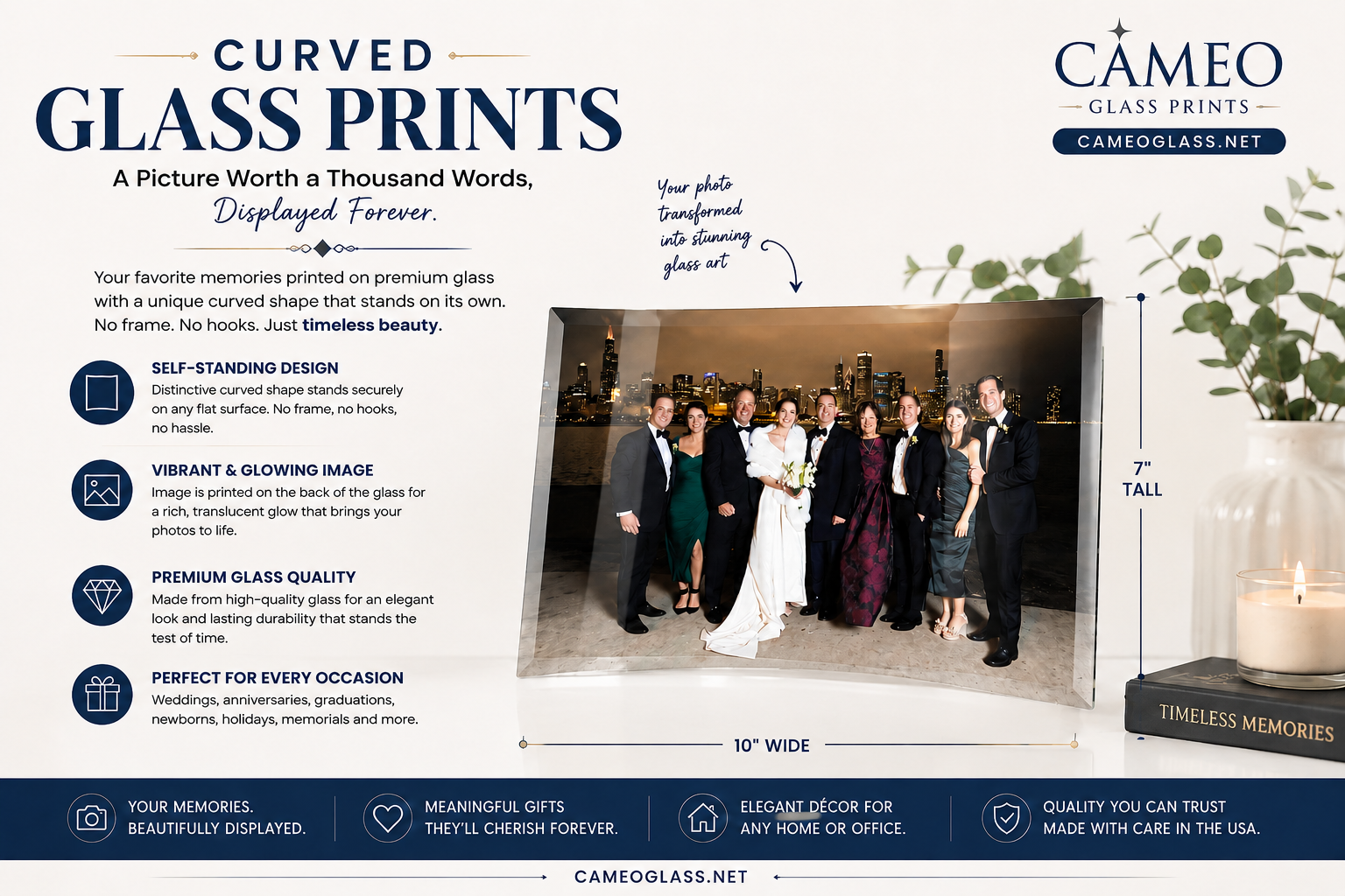 Curved Glass prints
